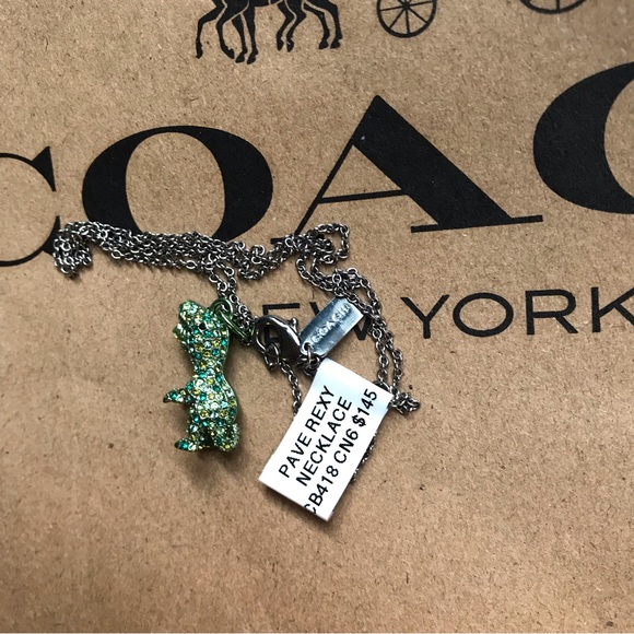 🥰 Coach Pavé Rexy Necklace - Picture 5 of 6